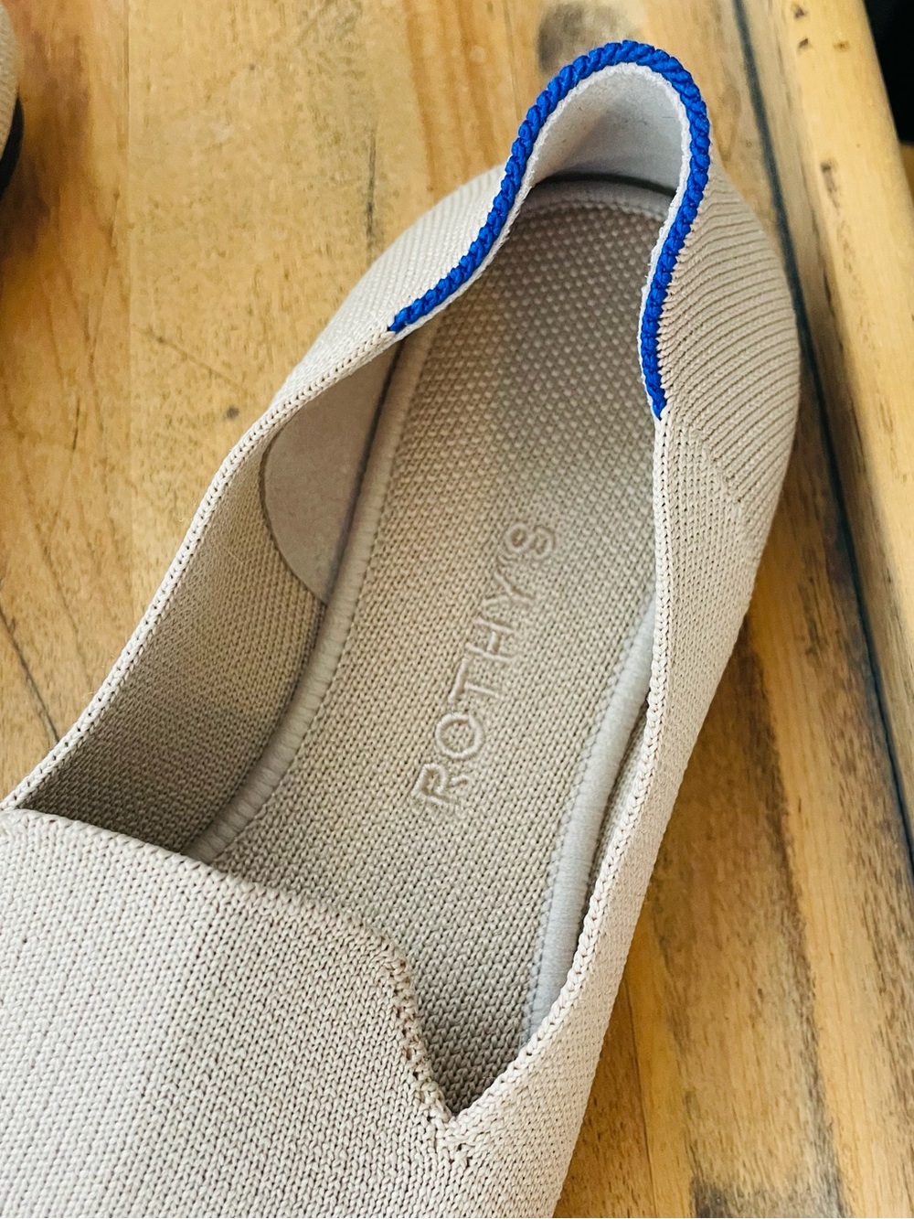 Rothy’s The Lounge Loafer in Sandstone Cream - Picture 11 of 14